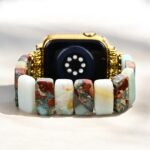 Earth Amazonite Stretch Apple Watch Strap
