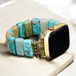 Turquoise Earth Stretch Apple Watch Strap