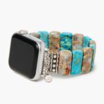 Coastal Turquoise Stretch Apple Watch Strap