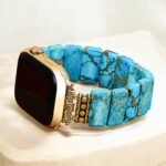 Turquoise Tibetan Jasper Stretch Apple Watch Strap