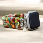 Chic Flower Stretch Apple Watch Strap - Image 2