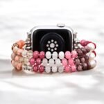 Ruby Blush Stone Stretch Apple Watch Strap