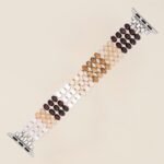 Golden Sand Stone Stretch Apple Watch Strap