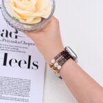 Tropical Earth Stone Stretch Apple Watch Strap