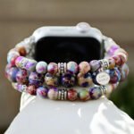 Intense Jasper Stretch Apple Watch Strap