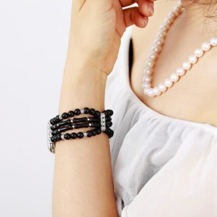 Moonlight Agate Stretch Apple Watch Strap