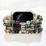 Vintage Agate Stretch Apple Watch Strap